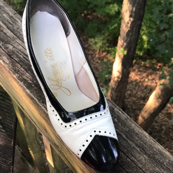 Vintage 50s Johansenette Pumps Heels 6.5 - Picture 2 of 5